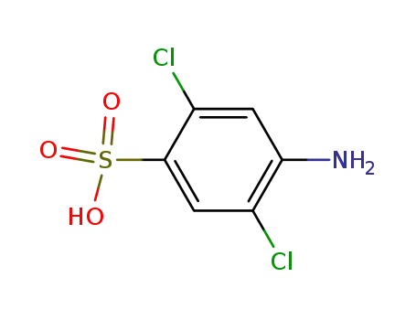 Molecular Structure of 88-50-6 (4-Amino-2,5-dichlorobenzenesulfonic acid)