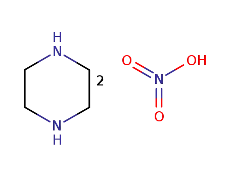 Molecular Structure of 10308-78-8 (Piperazine, dinitrate)