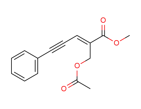 (E)-methyl 2-(acetoxymethyl)-5-phenylpent-2-en-4-ynoate