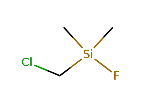 Molecular Structure of 421-21-6 (Silane, (chloromethyl)fluorodimethyl-)