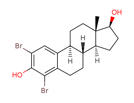 Estra-1,3,5(10)-triene-3,17-diol,2,4-dibromo-, (17b)-(9CI) cas  19590-55-7
