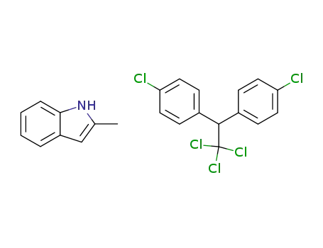 Molecular Structure of 79763-19-2 (DDT-2-Methyl-indol-Komplex)