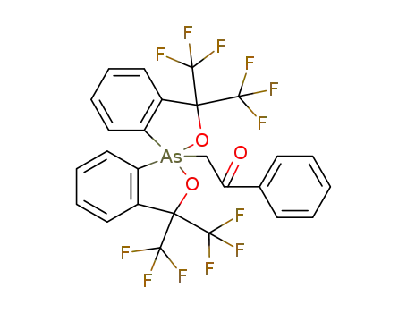C<sub>26</sub>H<sub>15</sub>AsF<sub>12</sub>O<sub>3</sub>