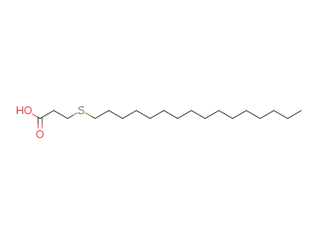 Molecular Structure of 41622-39-3 (3-(hexadecylthio)propionic acid)