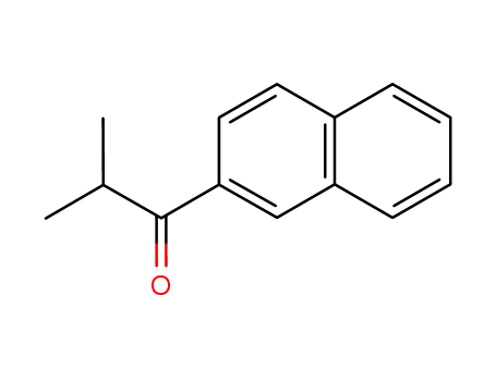 Molecular Structure of 107574-57-2 (1-Propanone, 2-methyl-1-(2-naphthalenyl)-)