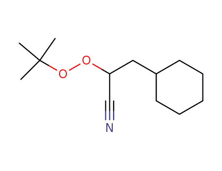 Molecular Structure of 158750-03-9 (2-tert-Butylperoxy-3-cyclohexyl-propionitrile)