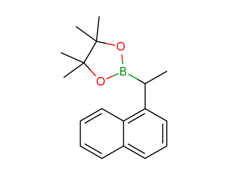 Molecular Structure of 1402034-43-8 (4,4,5,5-tetramethyl-2-(1-(naphthalen-1-yl)ethyl)-1,3,2-dioxaborolane)