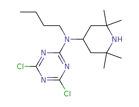 N-ブチル-4,6-ジクロロ-N-(2,2,6,6-テトラメチル-4-ピペリジニル)-1,3,5-トリアジン-2-アミン