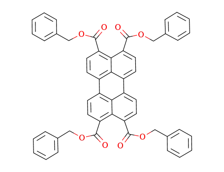 Molecular Structure of 698998-98-0 (perylene 3,4,9,10-tetracarboxylic acid tetrabenzyl ester)