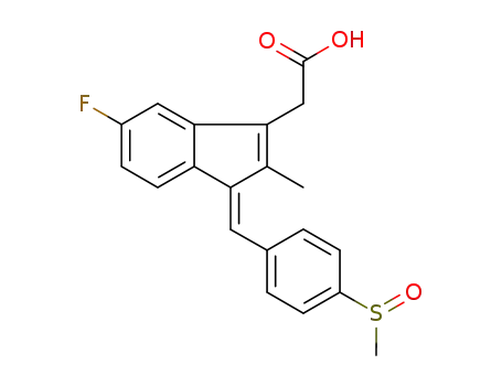 Molecular Structure of 53933-60-1 (SULINDAC RELATED COMPOUND A (20 MG) (TRANS-SULINDAC))