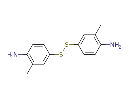 Molecular Structure of 88070-23-9 (Benzenamine, 4,4'-dithiobis[2-methyl-)