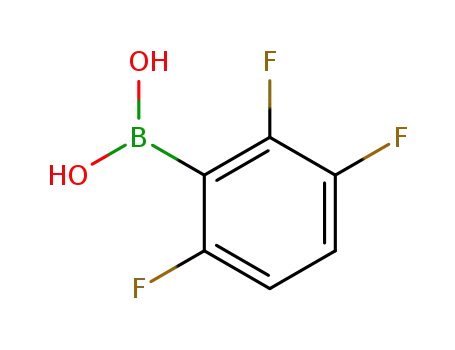 Molecular Structure of 247564-71-2 (2,3,6-Trifluorophenylboronic acid)