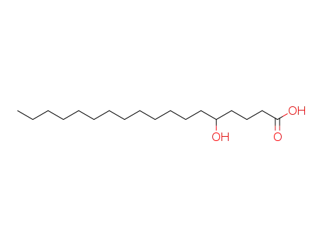 Molecular Structure of 2858-38-0 (Octadecanoic acid, 5-hydroxy-)