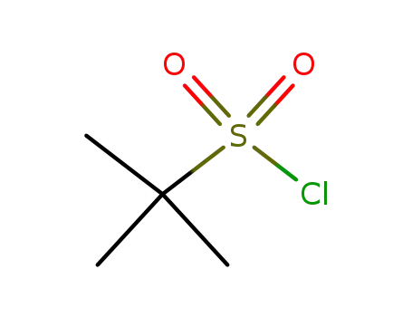 Molecular Structure of 10490-22-9 (tert-butylsulfonyl chloride)