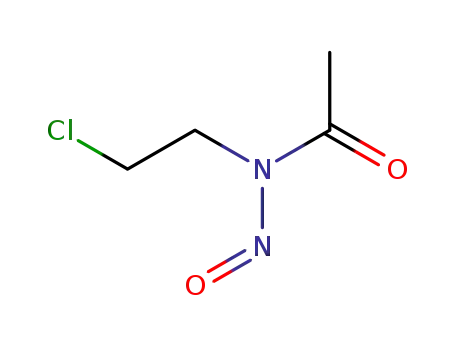 Molecular Structure of 64057-51-8 (N-(2-Chloroethyl)-N-nitrosoacetamide)
