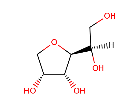 Molecular Structure of 124379-13-1 (3,6-anhydro-D-altritol)