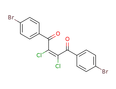 Molecular Structure of 881650-48-2 ((Z)-1,4-bis(4-bromophenyl)-2,3-dichlorobut-2-ene-1,4-dione)