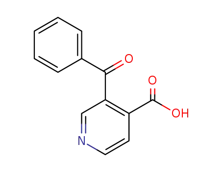 Molecular Structure of 74975-28-3 (β-Benzoylisonicotinic acid)