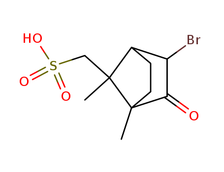 (3-Bromo-1,7-dimethyl-2-oxobicyclo[2.2.1]hept-7-yl)methanesulfonic acid cas  63808-77-5