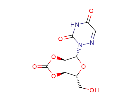Molecular Structure of 59967-97-4 (6-azauridine 2',3'-O-carbonate)