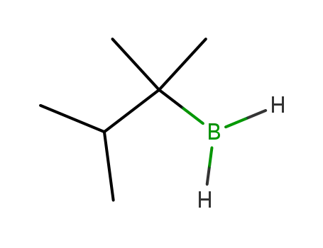 Molecular Structure of 3688-24-2 (1,1,2-Trimethylpropylborane)