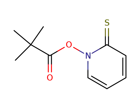 Molecular Structure of 89025-50-3 (2(1H)-Pyridinethione, 1-(2,2-dimethyl-1-oxopropoxy)-)