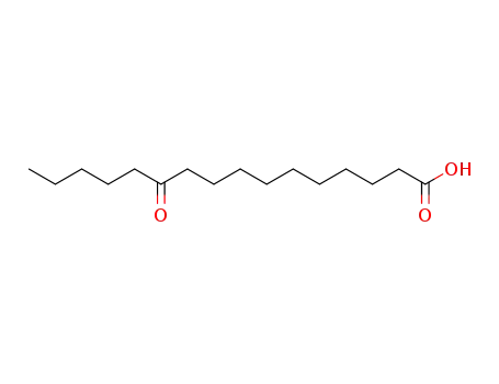 Molecular Structure of 2388-81-0 (Hexadecanoic acid, 11-oxo-)