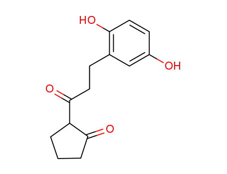 Cyclopentanone,2-[3-(2,5-dihydroxyphenyl)-1-oxopropyl]-
