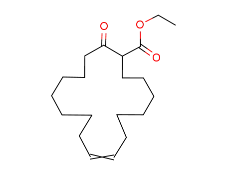 Molecular Structure of 75722-67-7 ((E/Z)-17-oxo-cycloheptadec-8-enecarboxylic acid ethyl ester)