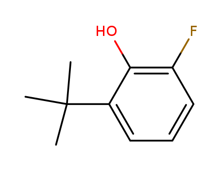 Phenol,  2-(1,1-dimethylethyl)-6-fluoro-