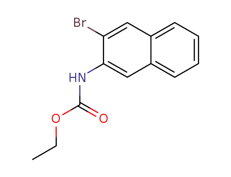 Molecular Structure of 107784-15-6 ((3-bromo-[2]naphthyl)-carbamic acid ethyl ester)