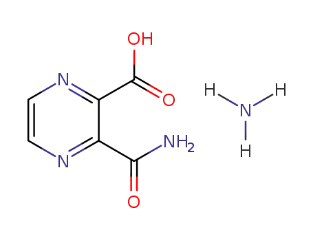 Molecular Structure of 74688-61-2 (ammonium 3-carbamoylpyrazine-2-carboxylate)