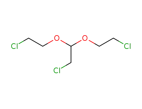 Molecular Structure of 5409-75-6 (2-chloro-1,1-bis(2-chloroethoxy)ethane)