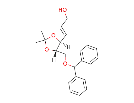 (E)-3-((4S,5S)-5-Benzhydryloxymethyl-2,2-dimethyl-[1,3]dioxolan-4-yl)-prop-2-en-1-ol