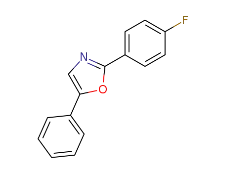 Molecular Structure of 324-80-1 (2-(4-FLUOROPHENYL)-5-PHENYL-1,3,4-OXADIAZOLE)