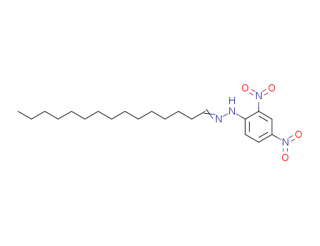 Pentadecanal,2-(2,4-dinitrophenyl)hydrazone cas  2700-68-7