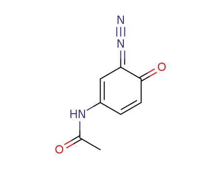 Molecular Structure of 98555-06-7 (4-ACETYLAMINO-6-DIAZO-2,4-CYCLOHEXADIENONE)