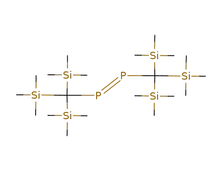 Molecular Structure of 86120-22-1 (Diphosphene, bis[tris(trimethylsilyl)methyl]-, (E)-)