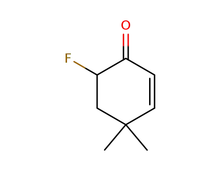 2-Cyclohexen-1-one, 6-fluoro-4,4-dimethyl-