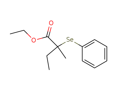 Molecular Structure of 308335-56-0 (ethyl 2-methyl-2-phenylselanylbutanoate)