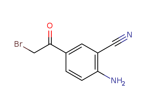 2-amino-5-(2-bromoacetyl)benzonitrile