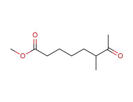 Molecular Structure of 5601-58-1 (rac-methyl 6-methyl-7-oxooctanoate)