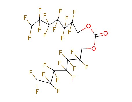 Carbonic acid,bis(2,2,3,3,4,4,5,5,6,6,7,7-dodecafluoroheptyl) ester (7CI,8CI) cas  866-05-7