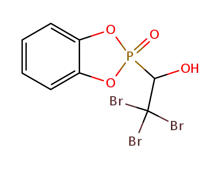 Molecular Structure of 125910-86-3 (2,3-dibenzo-1,4-dioxa-5-oxo-6-hydroxy-7,7,7-tribromo-5-phospha<4>heptane)