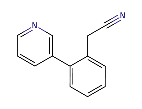 Molecular Structure of 112177-32-9 (Benzeneacetonitrile, 2-(3-pyridinyl)-)