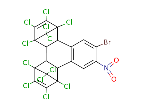1,4:5,8-Dimethanotriphenylene,10-bromo-1,2,3,4,5,6,7,8,13,13,14,14-dodecachloro-1,4,4a,4b,5,8,8a,12b-octahydro-11-nitro- cas  84605-00-5