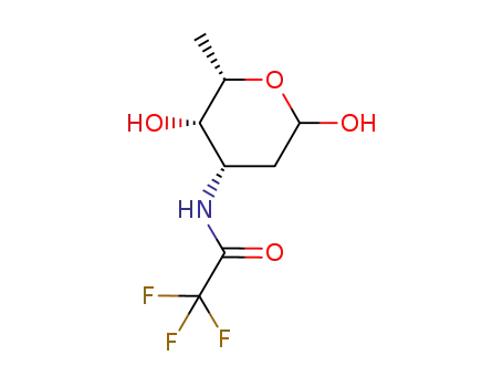 Molecular Structure of 64429-67-0 (2,3,6-trideoxy-3-[(trifluoroacetyl)amino]hexopyranose)