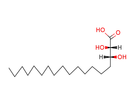 Molecular Structure of 68601-97-8 (Octadecanoic acid, 2,3-dihydroxy-)