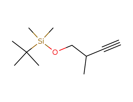 (S)-3-tert-butyl dimethyl(2-methylbut-3-ynyloxyl)silane