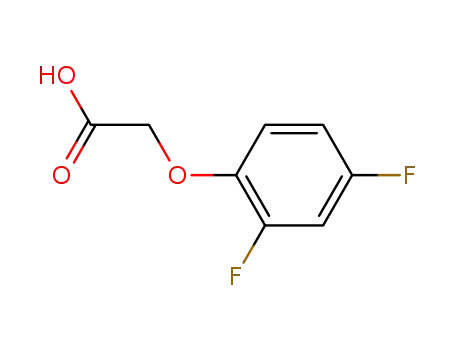 Molecular Structure of 399-44-0 ((2,4-DIFLUOROPHENOXY)ACETIC ACID)